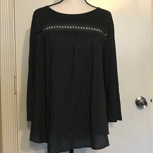 Dark slate grey blouse